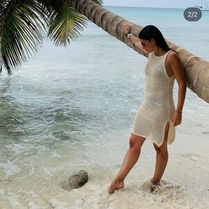 100% Colombian knit cover up